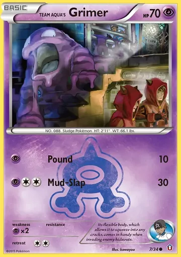Team Aqua's Grimer 7 $2.02