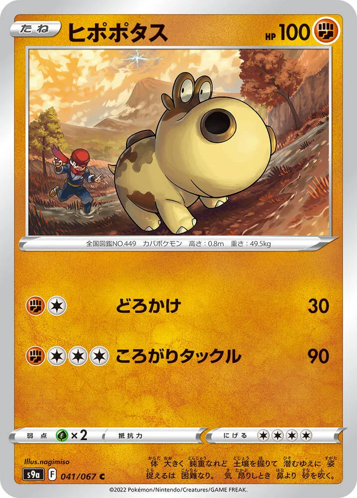 Front of Hippopotas 41, バトルリージョン Japanese