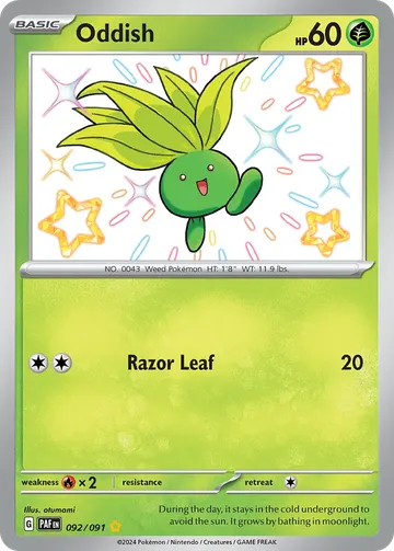 Oddish 92 $9.73
