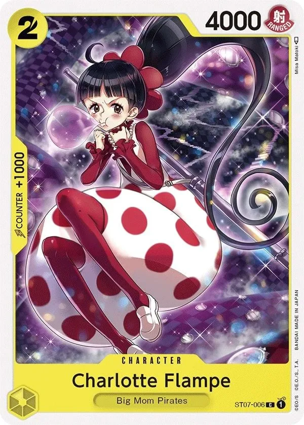 Big Mom Pirates 英語版 Charlotte Flampe ST07-006 カード表面