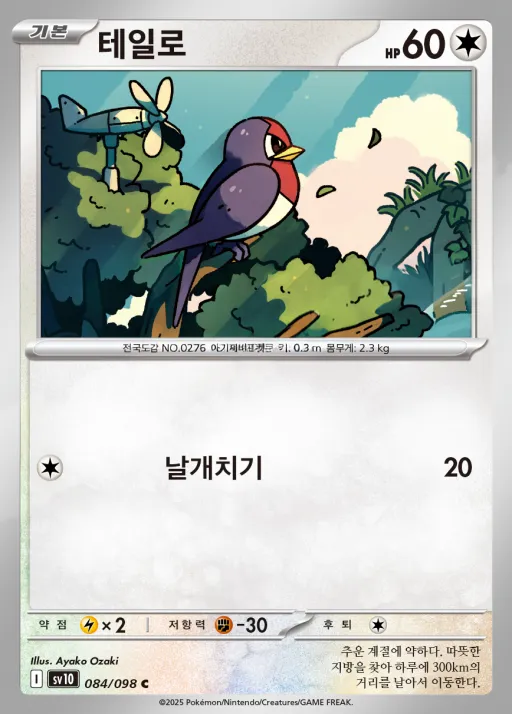 Front of 테일로 84, 로켓단의 영광 Korean