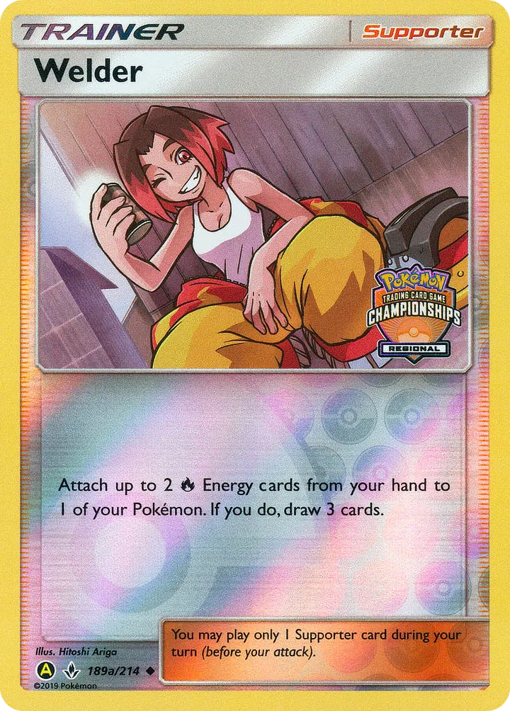 Sun & Moon—Unbroken Bonds 영어판 Welder 189a 카드 앞면