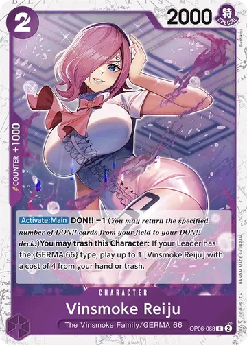 Vinsmoke Reiju OP06-068 · Parallel 2 $17.81