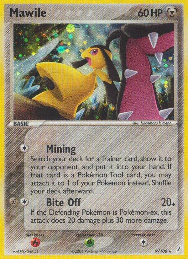 Front of Mawile 9, EX Crystal Guardians English