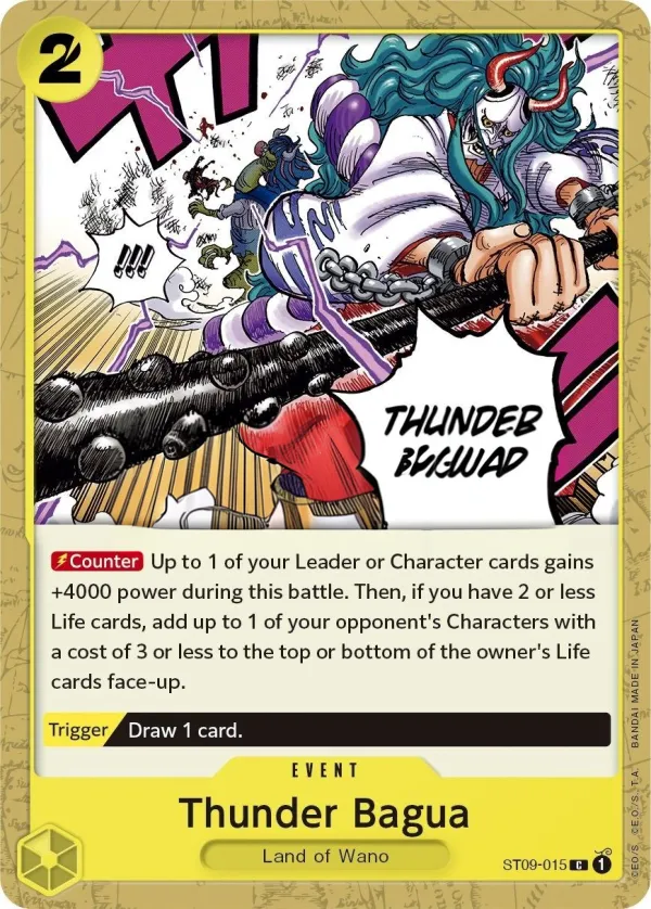 Yamato 英語版 Thunder Bagua ST09-015 カード表面
