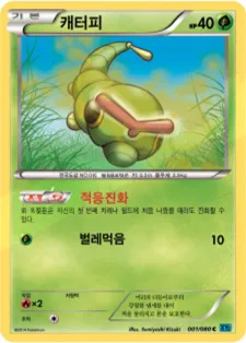 와일드 블레이즈 韓国語版 캐터피 1 カード表面