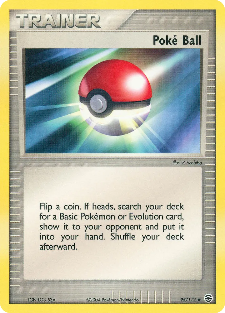 EX FireRed & LeafGreen 英語版 Poké Ball 95 カード表面