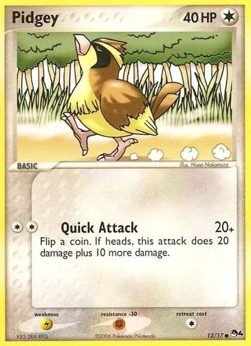 Pidgey 12 ¥4,898