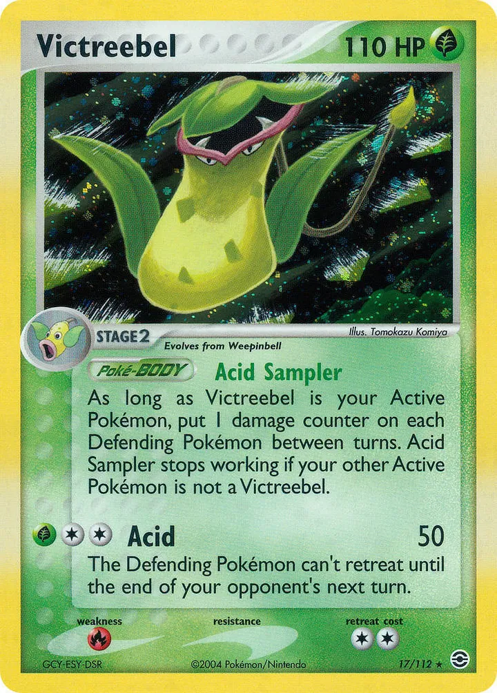 EX FireRed & LeafGreen 영어판 Victreebel 17 카드 앞면