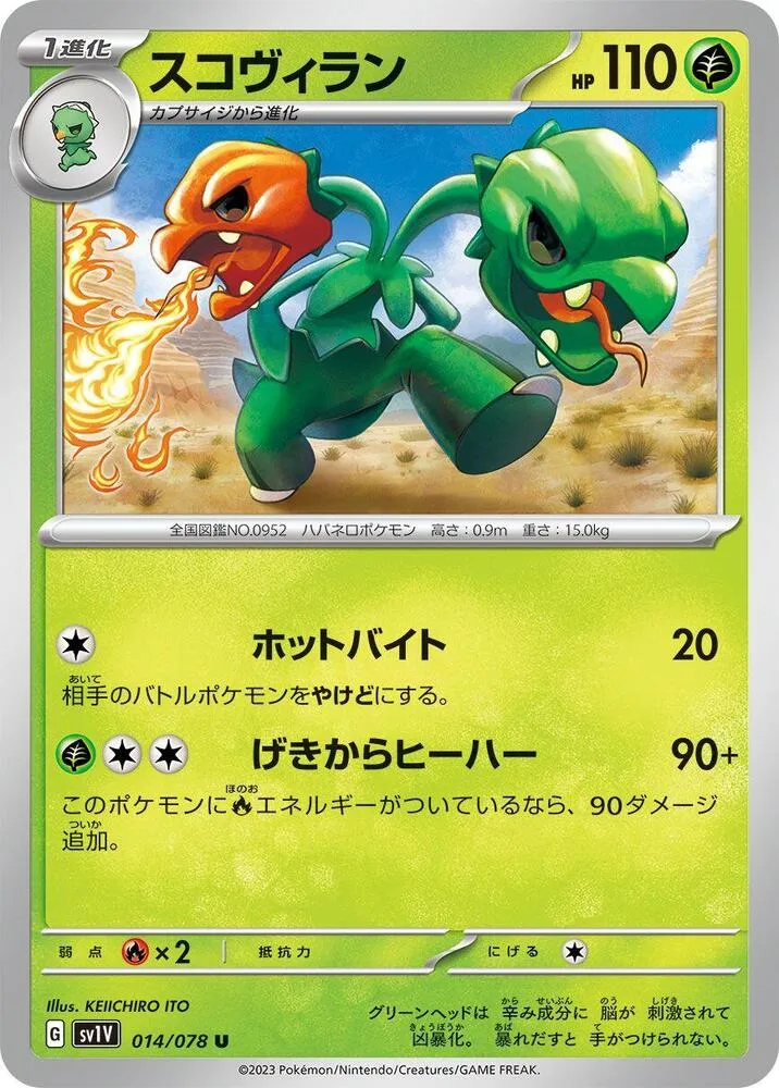 Front of Scovillain 14, バイオレットex Japanese