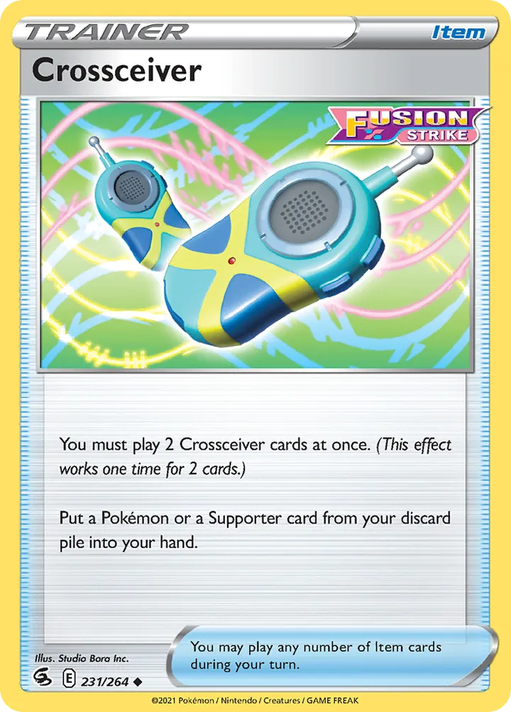 Sword & Shield—Fusion Strike 영어판 Crossceiver 231 카드 앞면
