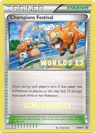 BW Black Star Promos 英語版 Champions Festival BW95 · セミファイナリスト カード表面