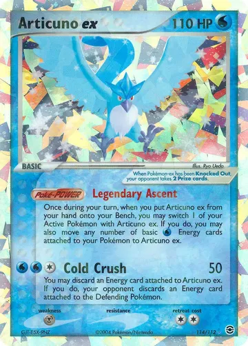 Articuno ex 114 $325.45