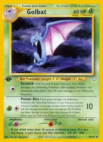 Golbat 29 $1.50