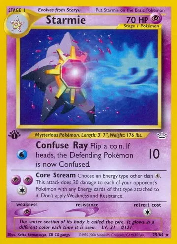 Starmie 25 $7.88