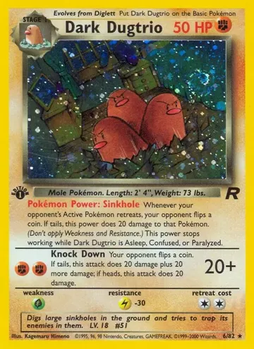 Dark Dugtrio 6 $45.59