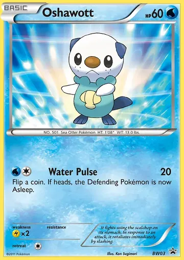 Oshawott BW03 $13.64
