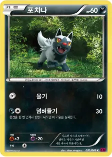 팬텀게이트 韓国語版 포챠나 52 カード表面