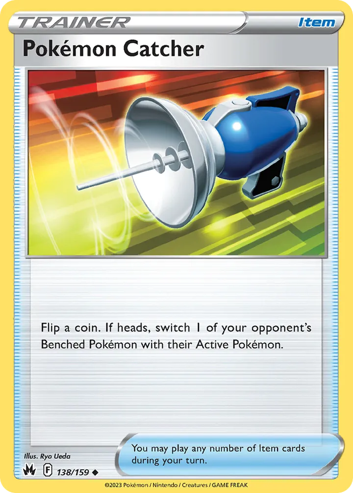 Crown Zenith 英語版 Pokémon Catcher 138 カード表面