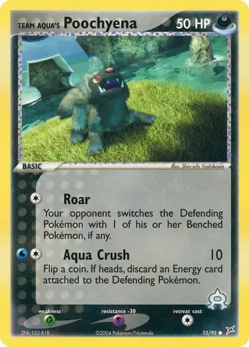 Team Aqua's Poochyena 55 $1.60