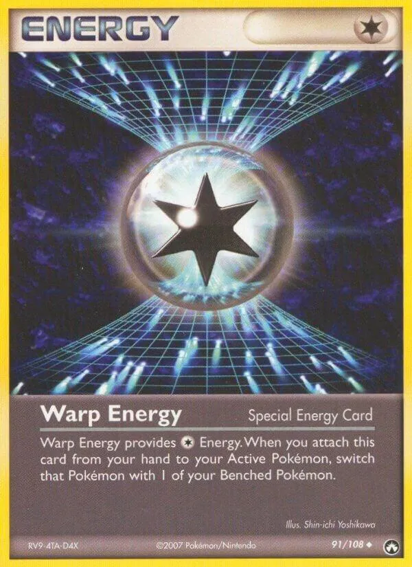EX Power Keepers 영어판 Warp Energy 91 카드 앞면