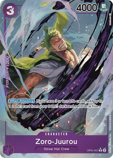 Zoro-Juurou OP05-067 · Parallel $29.70