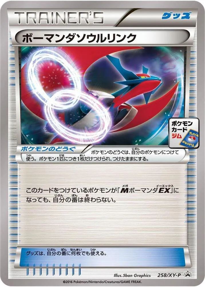 Front of Salamence Spirit Link 258, XY-Pプロモーションカード Japanese