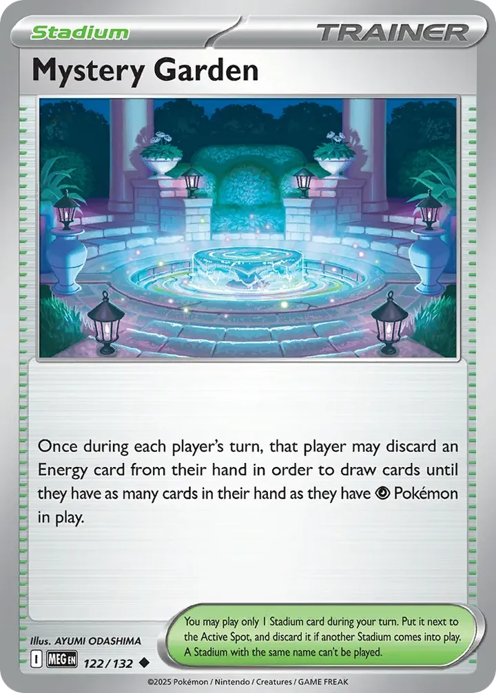Mega Evolution 英語版 Mystery Garden 122 カード表面