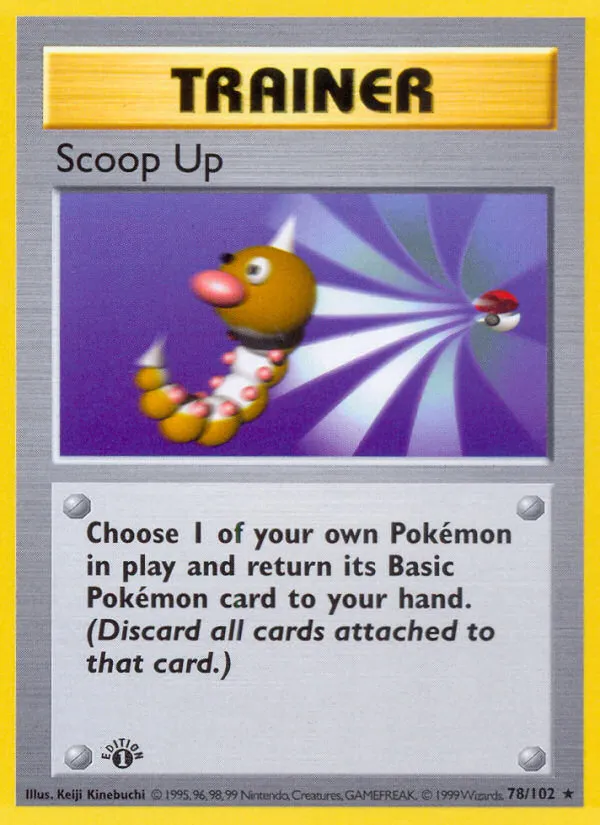 Base Set 英語版 Scoop Up 78 カード表面