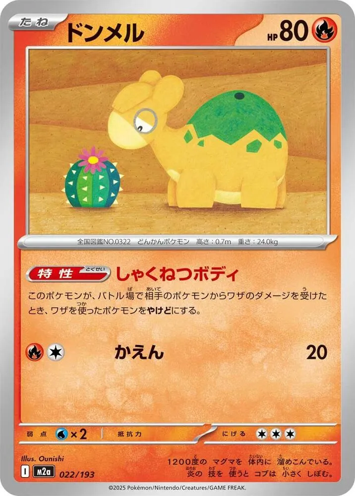 Front of Numel 22, MEGAドリームex Japanese