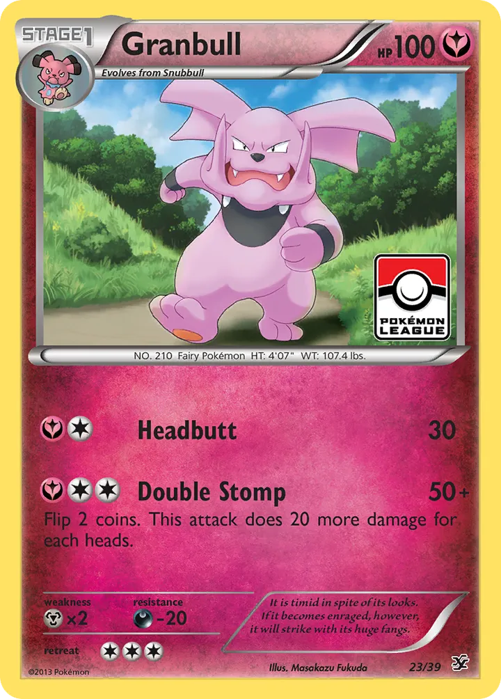 Kalos Starter Set 英語版 Granbull 23 カード表面