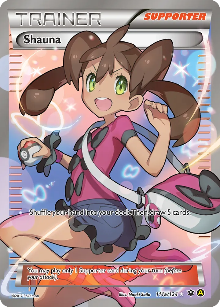 XY—Fates Collide 영어판 Shauna 111a 카드 앞면