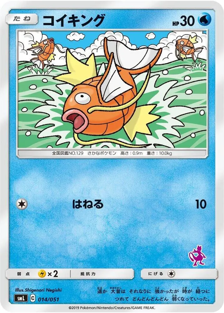 Front of Magikarp 14, ファミリーポケモンカードゲーム（2019年版、60枚デッキ×3個） Japanese