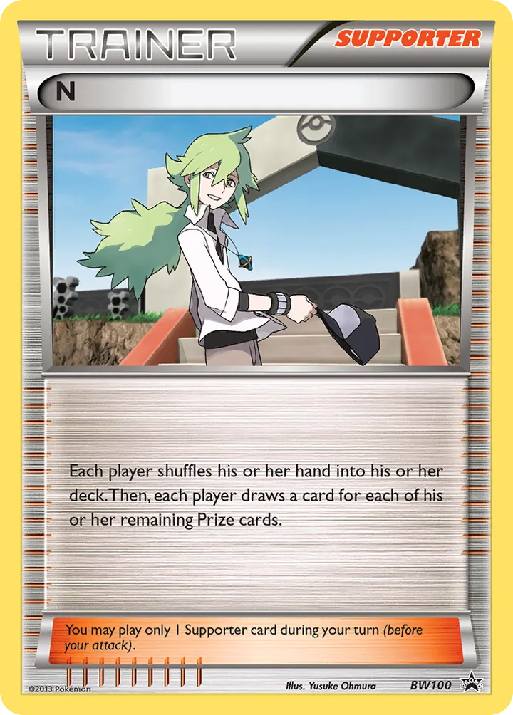 BW Black Star Promos 英語版 N BW100 カード表面