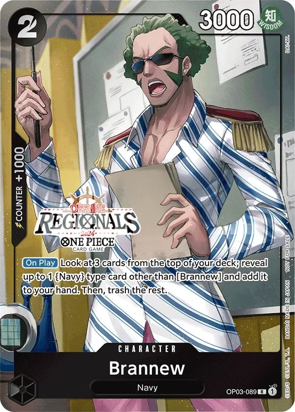 Pillars of Strength 英語版 Brannew OP03-089 · パラレル カード表面