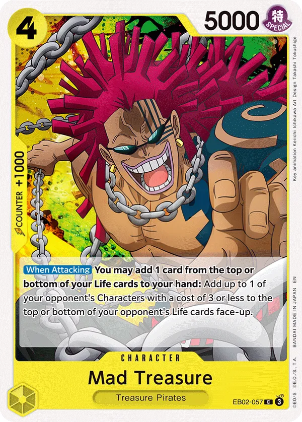 Anime 25th Collection 영어판 Mad Treasure EB02-057 카드 앞면