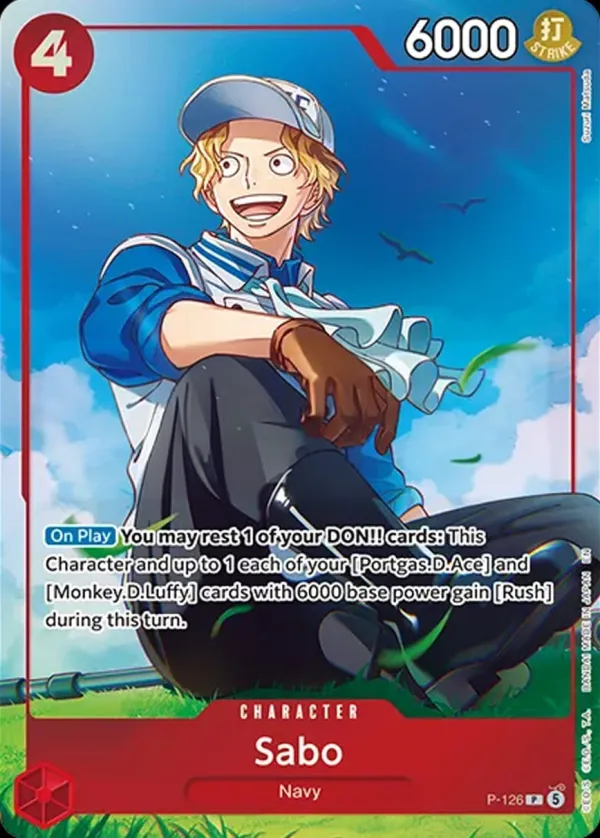 Promotion Cards 英語版 Sabo P-126 カード表面