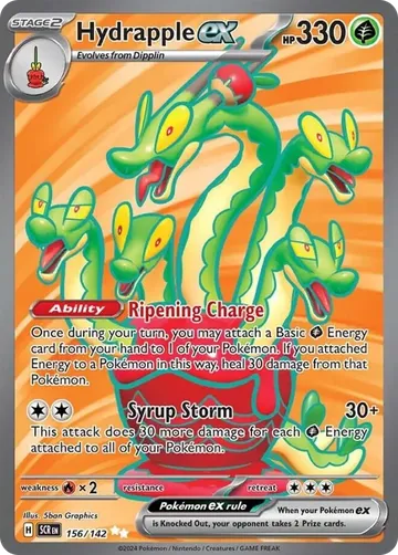 Hydrapple ex 156 $3.20