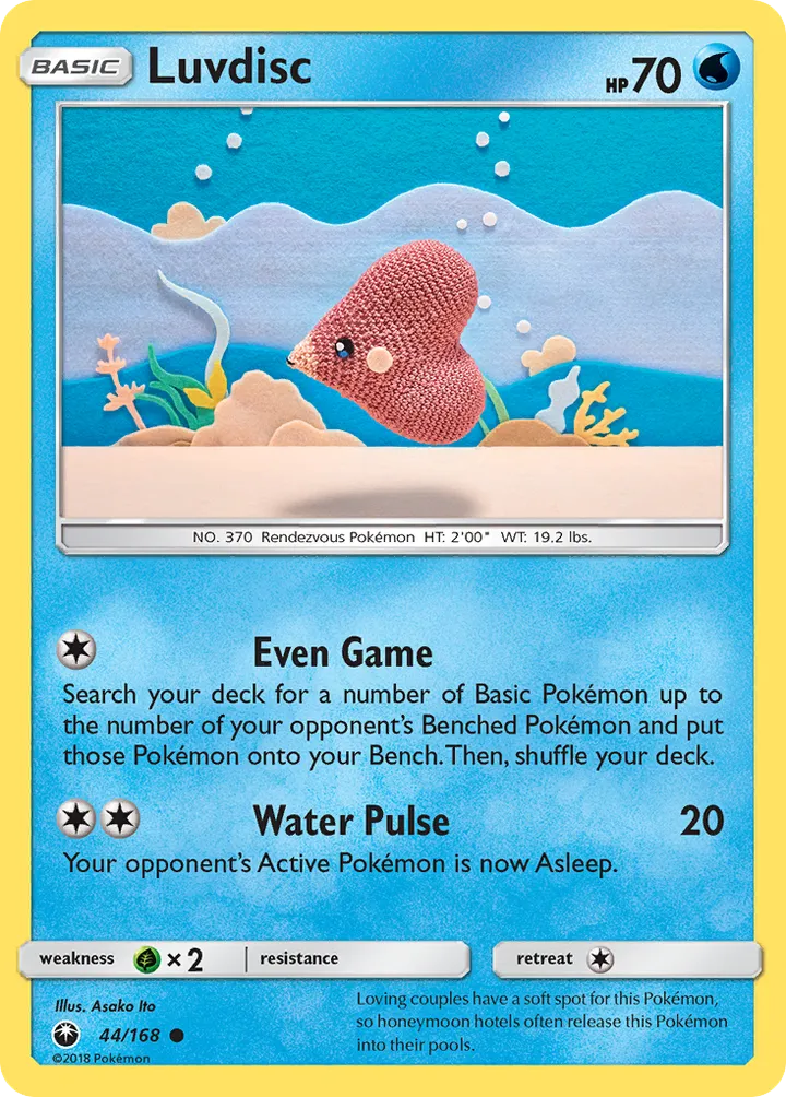 Front of Luvdisc 44, Sun & Moon—Celestial Storm English