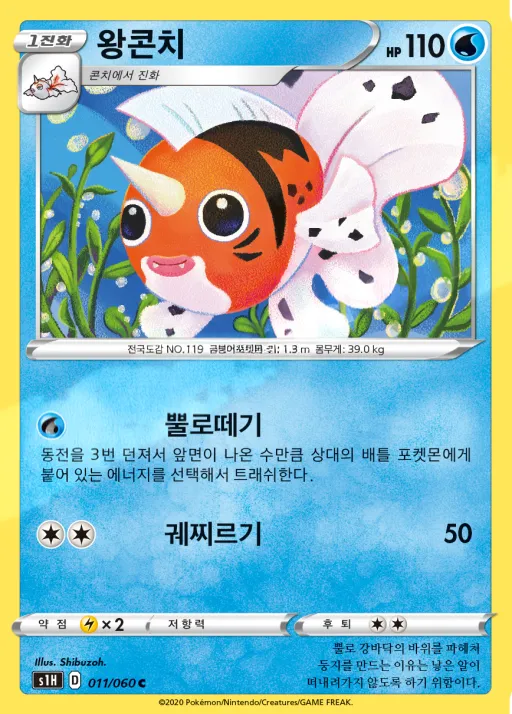 Front of 왕콘치 11, 실드 Korean