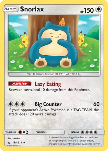 Snorlax 158 ₩111,889