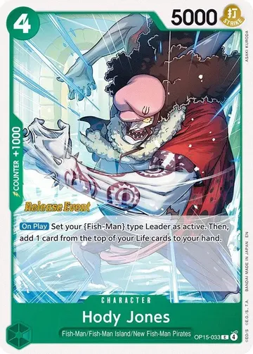 Hody Jones OP15-033 · Pre-Release $0.38