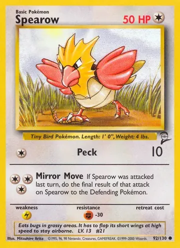 Spearow 92 $0.85