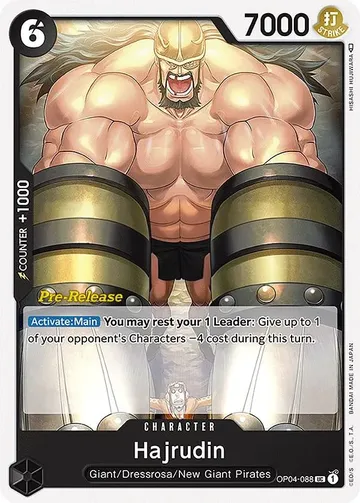 Hajrudin OP04-088 · Pre-Release $4.28
