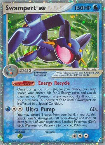 Swampert ex 98 $255.33