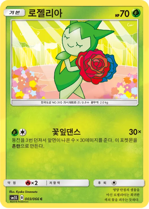 Front of 로젤리아 3, 울트라썬 Korean