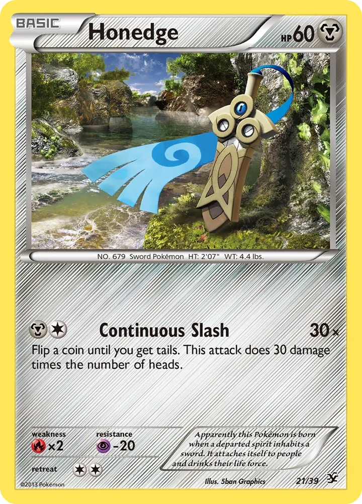 Kalos Starter Set 영어판 Honedge 21 카드 앞면