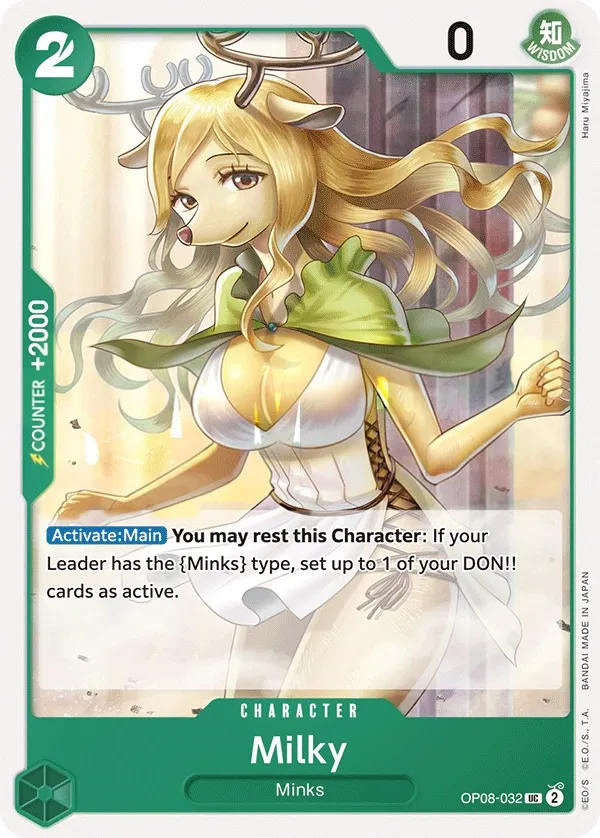 Front of Milky OP08-032, Two Legends English