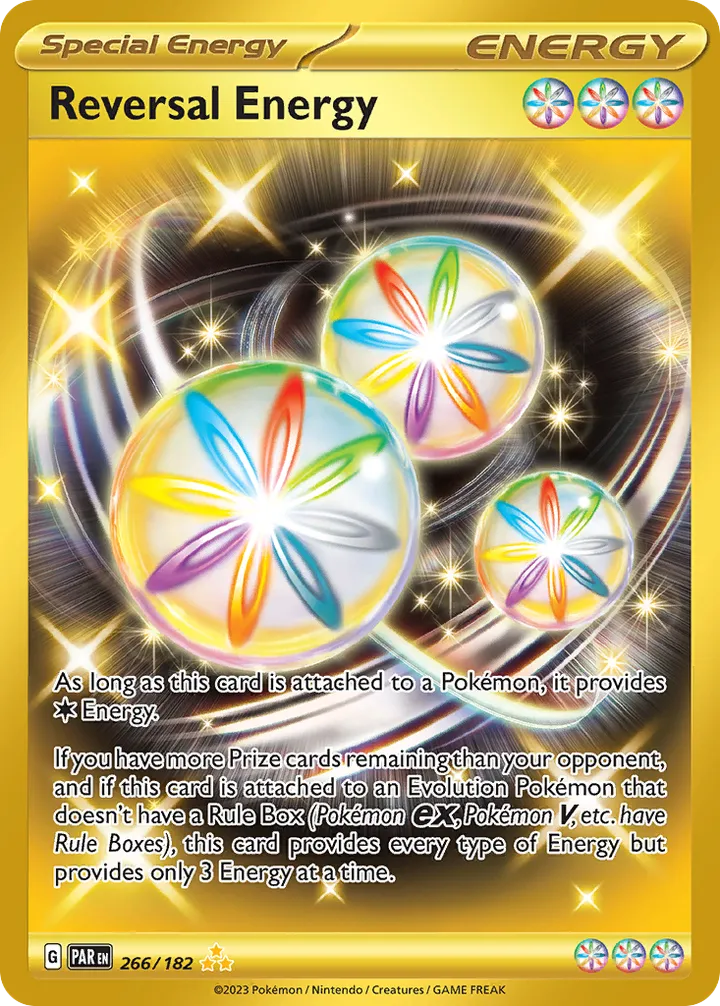 Scarlet & Violet—Paradox Rift 英語版 Reversal Energy 266 カード表面