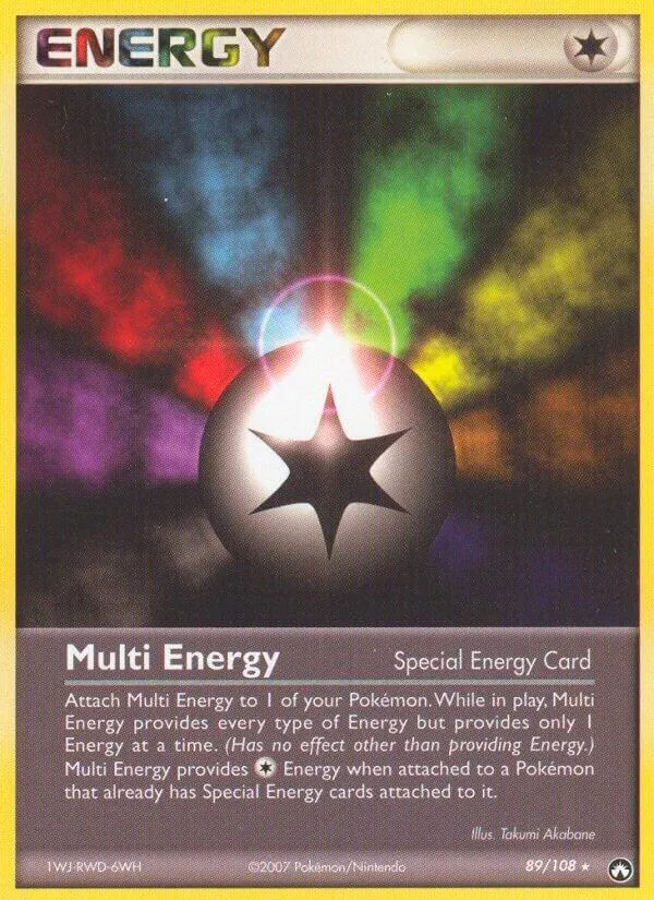 EX Power Keepers 영어판 Multi Energy 89 카드 앞면